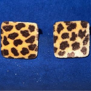 Leopard Print Earrings